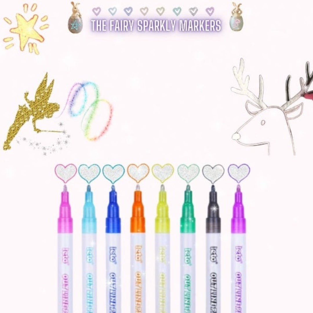 Buy Scented Markers For Kids - Art Kits for Kids - Fairy Gifts For Girls -  Coloring Kit Includes Smelly Markers, Stamp Markers, Sparkly Fairy Pencil  Case - MyDeal