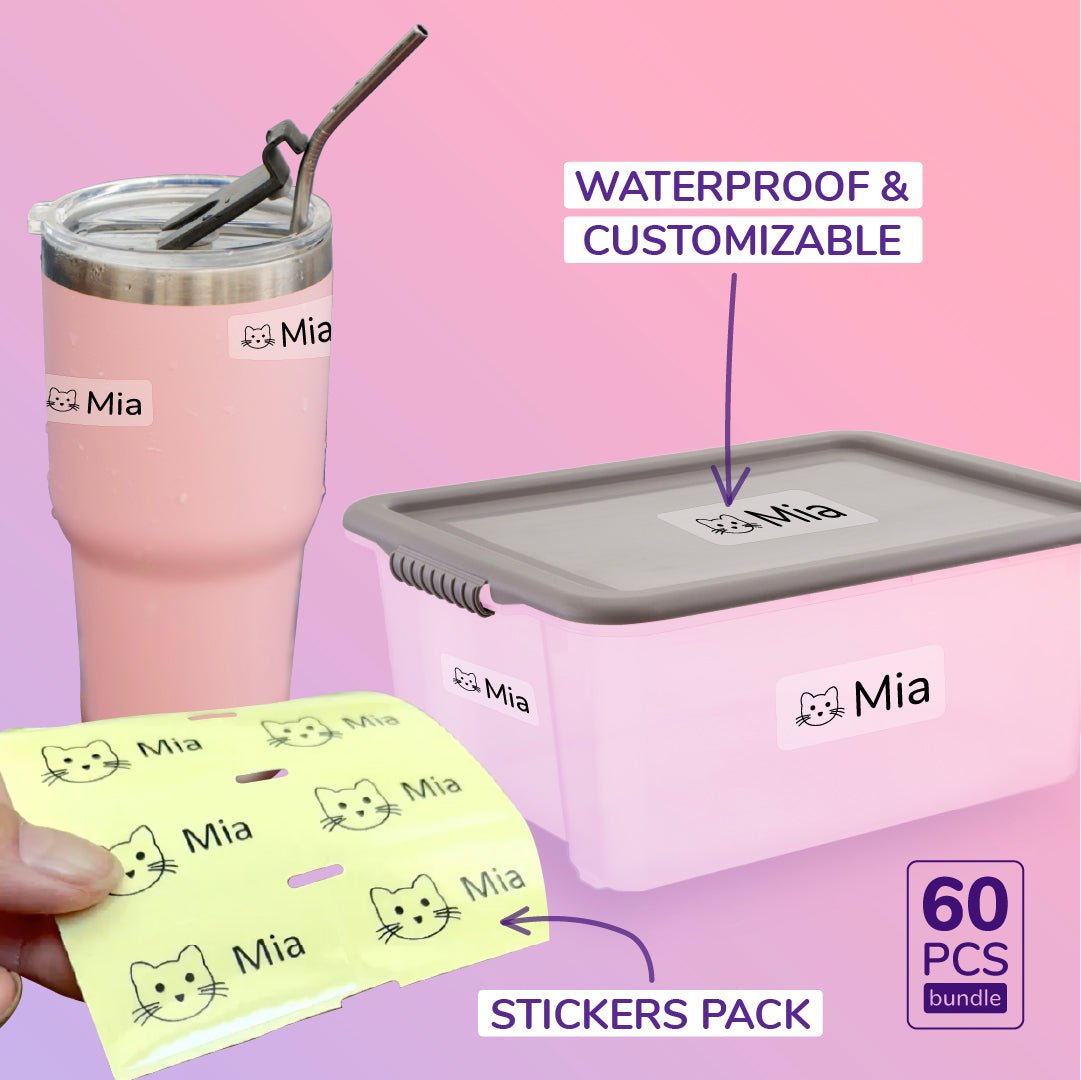 Personalized Waterproof Stickers – TheNameStamp™